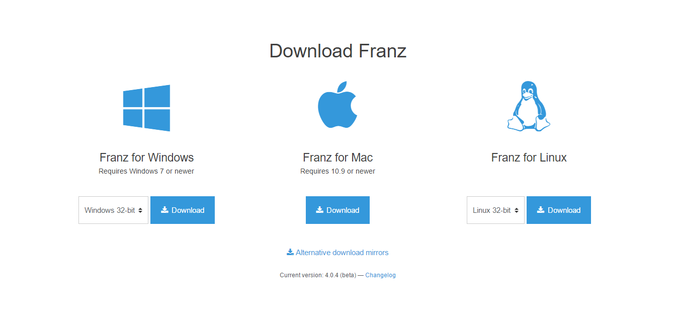 FacebookやGmailなど複数のメッセンジャーを一括管理できるアプリ「Franz」