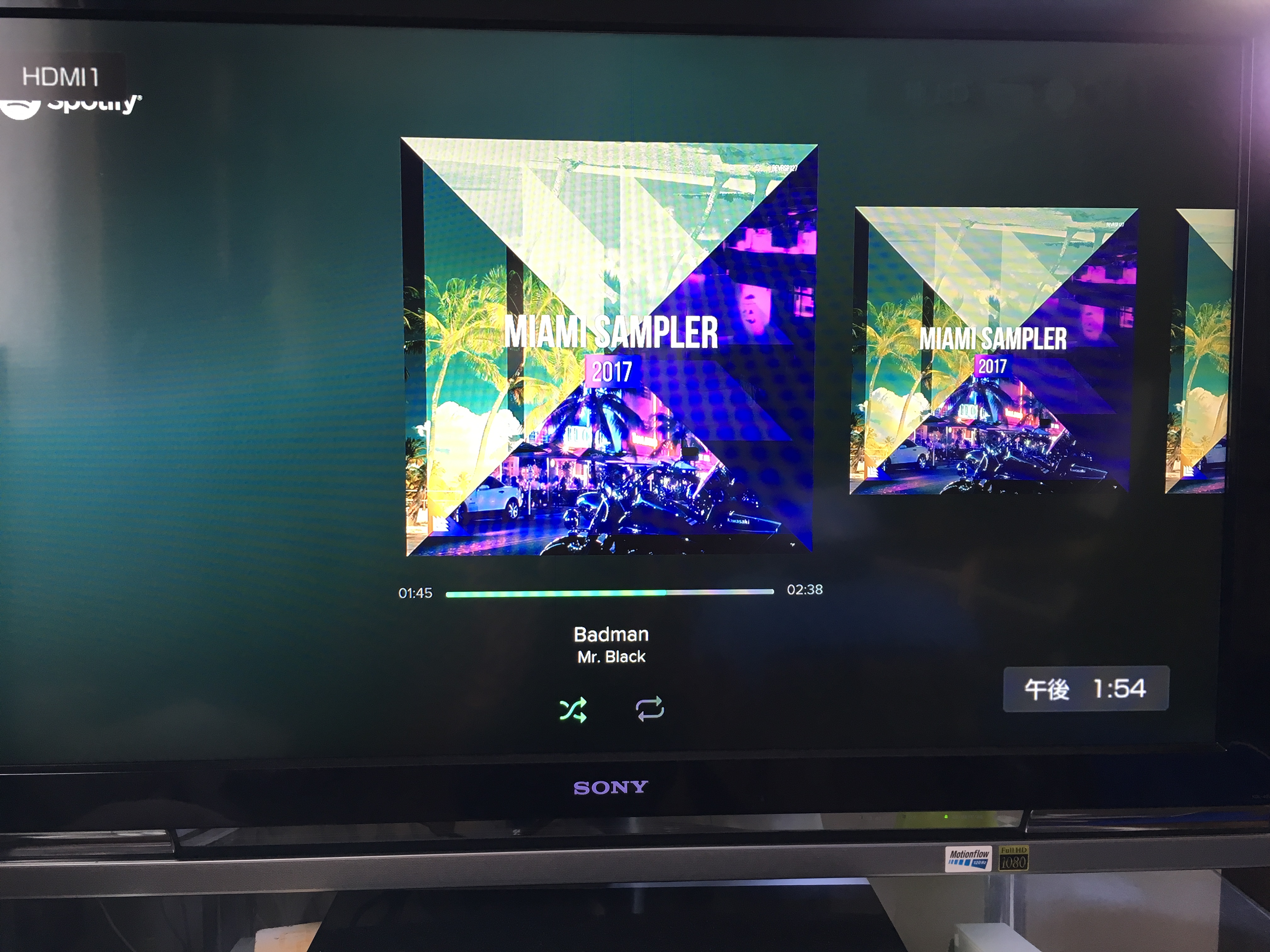 「Chromecast Ultra」を使い「Spotify」をテレビ再生する方法